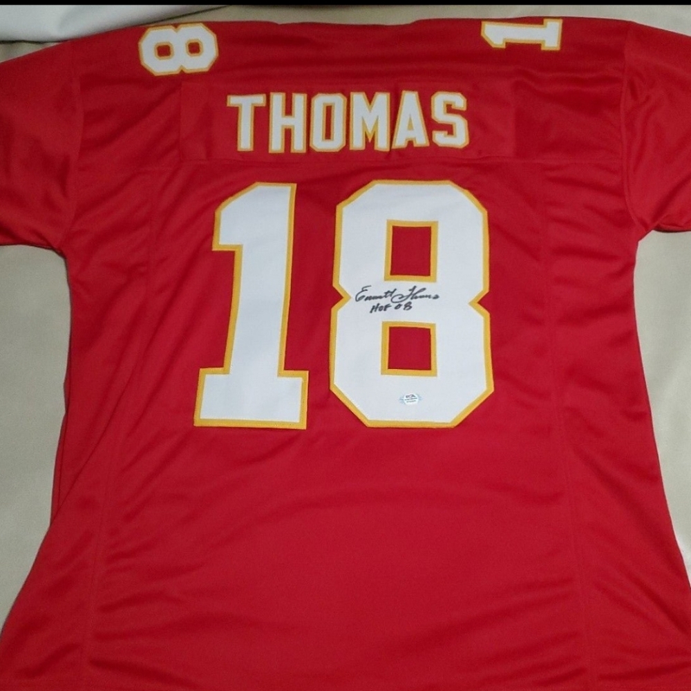 Autographed Chiefs Jerseys PSA